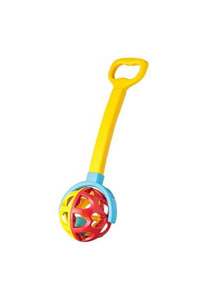 BAMI NETWORK Roata de impins cu maner extensibil plastic 18+ luni
