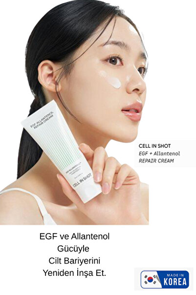 CELL IN SHOT Egf Allantenol Repair Cream 50 ml - Cilt Bariyeri Onarıcı ve Yoğ...