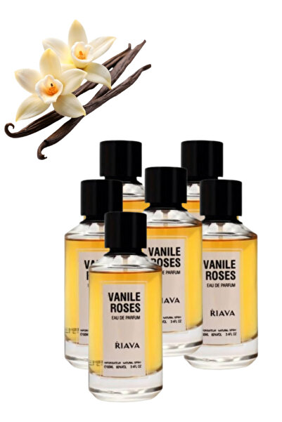 RIAVA 6 قطع عطر فانيل روزز 100 مل