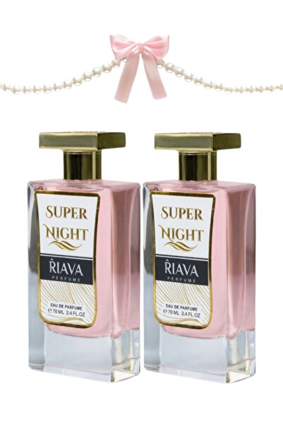 RIAVA PERFUME قطعتان من عطر سوبر نايت 70 مل