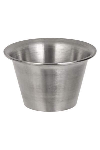 BAMI NETWORK Recipient Rotund din Inox Argintiu pentru Sosuri - Capacitate 75...