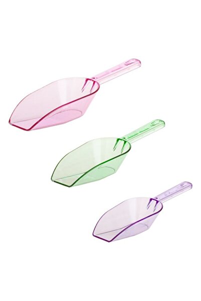 BAMI NETWORK Set 3 Scafe din Plastic cu Maner Ergonomic, Culori Diverse, pent...