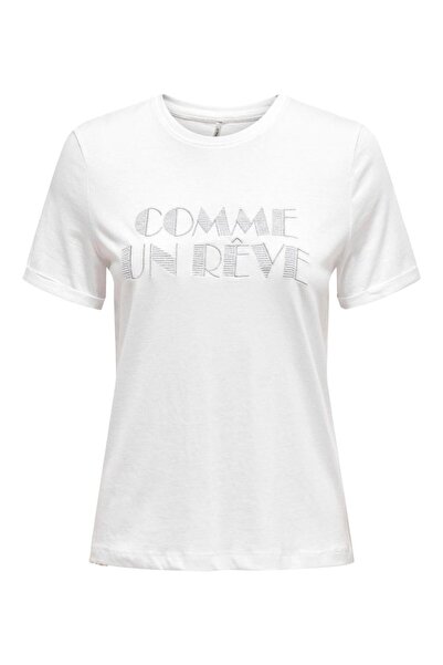 ONLY Μπλούζα "Comme unreve" λευκή