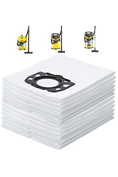 STARSTAR Vacuum Cleaner Bags Karcher WD2 Plus & WD3 Series 10 Pieces 3-Ply Sy...