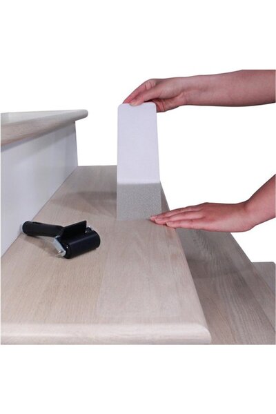 STARSTAR 15-Pack Anti-Slip Stair Tread Tape - Transparent Floor Protection St...