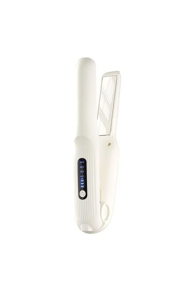 STARSTAR 2-in-1 cordless hair straightener and curler, unisex design, suitabl...