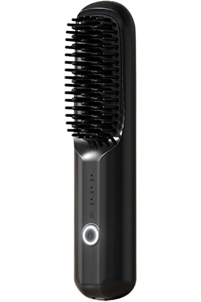 STARSTAR Portable Cordless Hair Straightening Comb with 3 Temp Settings (USB ...