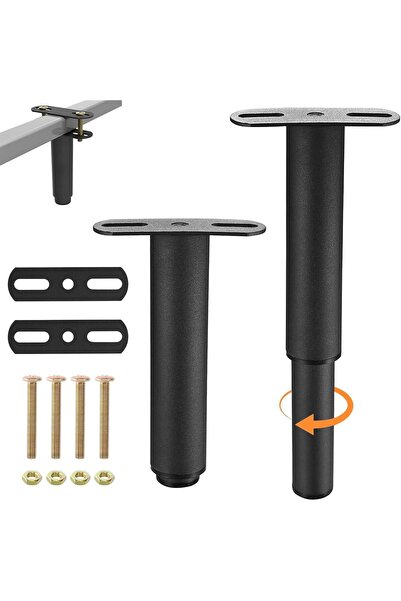 Generic Brand Set 2 Picioare Retractabile Reglabile 18-33 cm din Metal pentru...