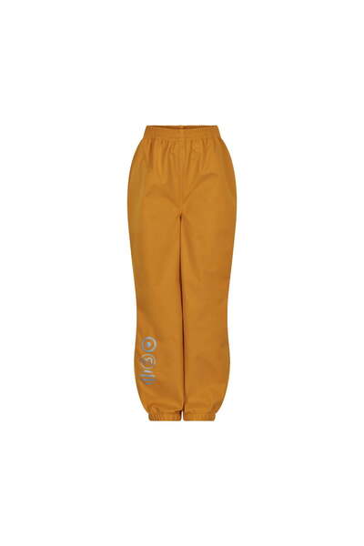Minymo Pantaloni softshell impermeabili la ploaie și vânt, portocaliu auriu