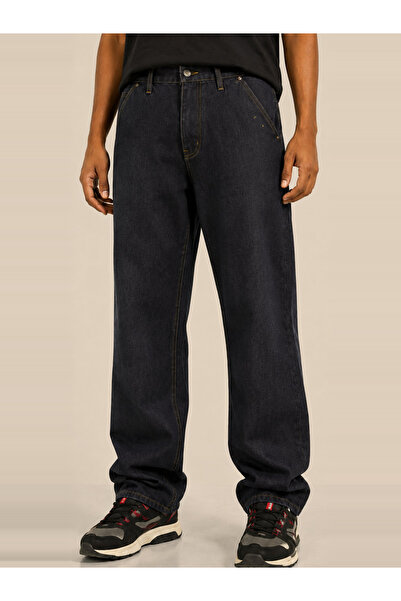 FALCON By Styli Men Loose Fit Mid Rise Jeans