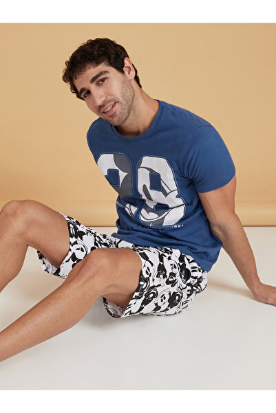 URBAN HAUL By Styli Mickey Graphic Print Round Neck T-shirt and Shorts Set