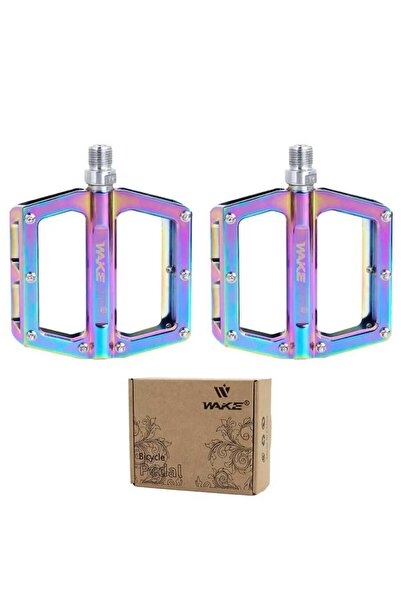 Genel Markalar WAKE ALUMİNYUM RULMANLI OILSLICK PLATFORM PEDAL 135*110*55mm
