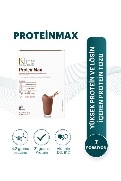 KALİBRA ProteinMax Çikolata Aromalı Yüksek Proteinli Toz İçecek | 21 g Protei...