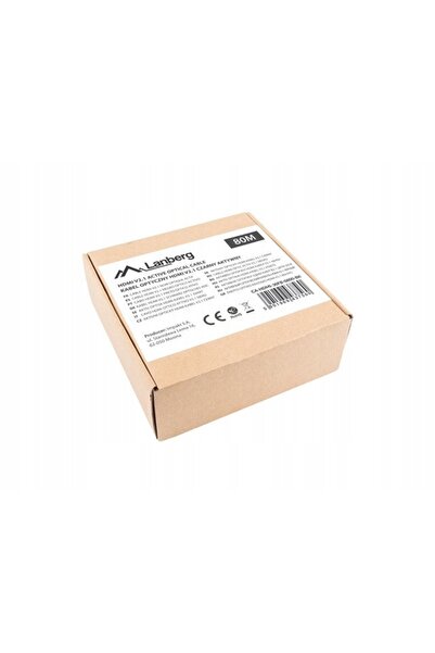 Lanberg Cablu HDMI M/M V2.1 80M 8K Negru Optic AOC (CA-HDMI-30FB-0800-B)