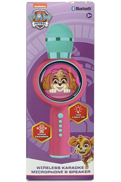 PAW PATROL Microfon karaoke Skye PopSing cu lumină LED