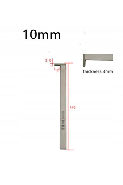 NO BRAND Cutter de strung cu cârlig 1010, cârlig drept, 3mm, 92,5HRC, carbură