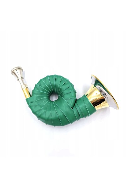 NO BRAND Corn de vânătoare Furst Pless de buzunar, verde, cu cupă scurtă, Poc...