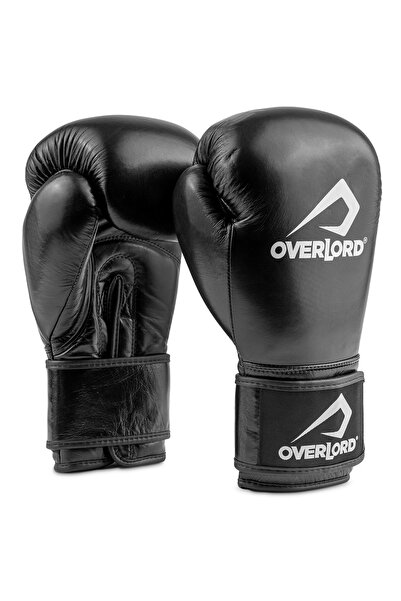 OVERLORD Mănuși de box negre, campionale, 12oz
