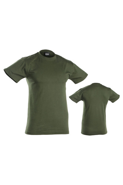 NO BRAND Tricou verde măsliniu Texar militar 3XL