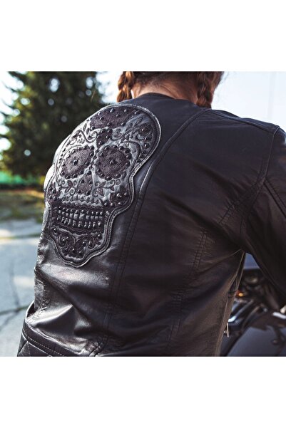 NO BRAND Geacă de motocicletă din piele pentru femei W-TEC, ROZ. XXL