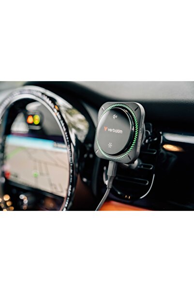 NO BRAND Încărcător auto magnetic wireless Charge 'n' Drive Verbatim 1
