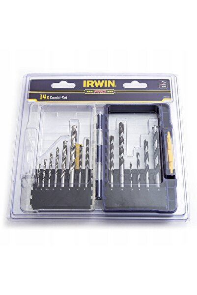 Irwin Burghie. Set de burghie pentru beton, metal, lemn. Set de burghie 14 pi...
