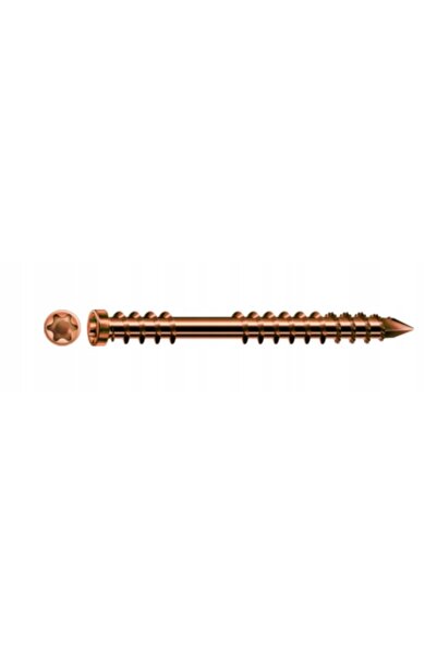 NO BRAND Șurub pentru terasă SPAX CUT 5,0x50, antrenare TORX, cap cu șaibă, 2...