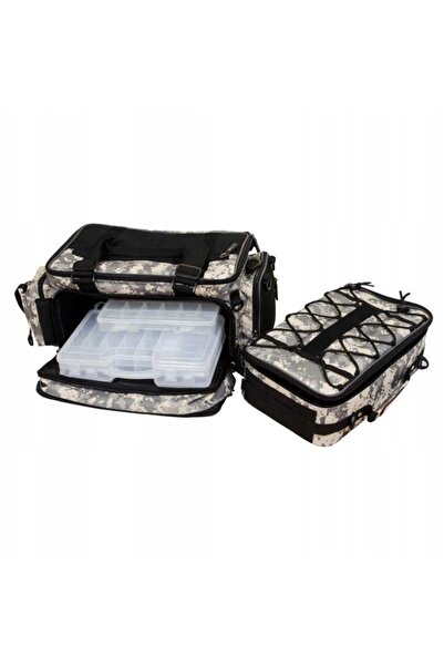 NO BRAND Geantă de pescuit Robinson Camo Predator Set 36x24x29 cm