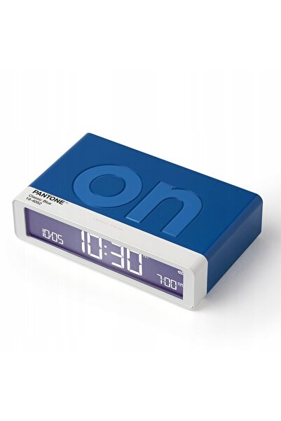 Lexon Ceas deșteptător Flip Classic Pantone, reîncărcabil prin USB-C, cu afiș...