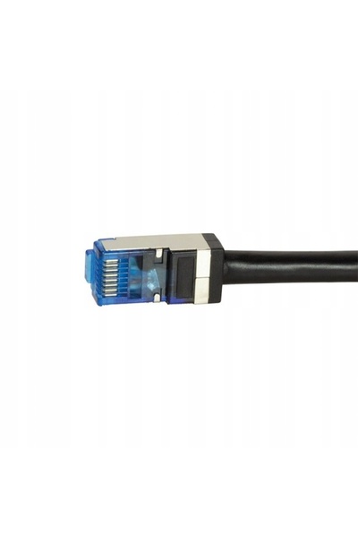 LogiLink Cordon de patch CQ7093S Cat.6A S/FTP PVC+PE 10m negru