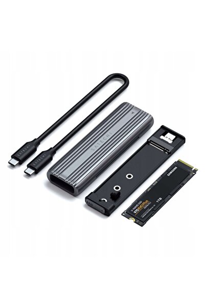 NO BRAND SATECHI - Carcasă adaptor SATA SSD și USB-C NVMe