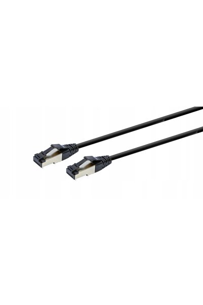 Gembird Cablu patchcord 10m RJ45 CAT 8 S/FTP 8.1 ecranat cu strat ignifug negru