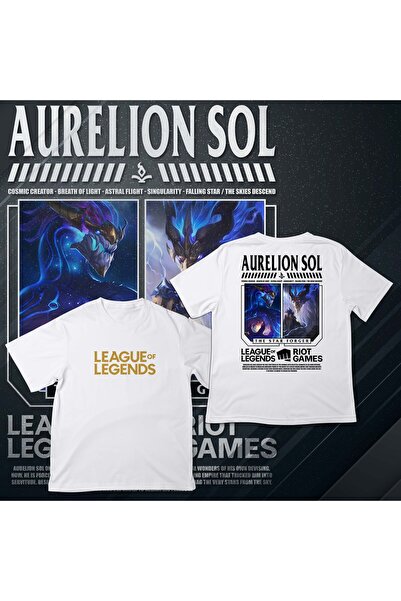 EZ Design League of Legends -Aureli0N Sol- Printed Oversize T-Shirt