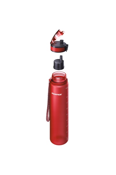 Aquaphor Set City sticlă cu filtru roșu 1l + 3x filtru de apă