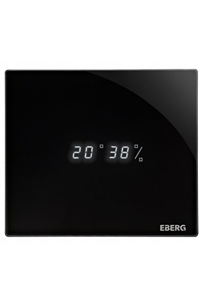 NO BRAND EBERG ENSO 120 ventilator de baie negru cu senzor de umiditate LED
