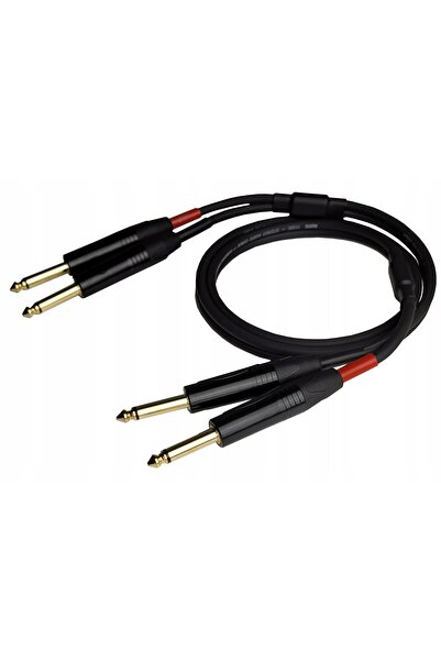 NO BRAND Cablu audio 2x 6,3 - 2x6,3 JACK MONO KLOTZ IY205 - 1m