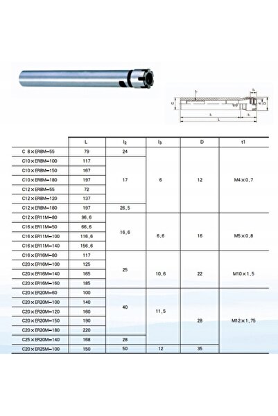 NO BRAND Mandrină de prindere mini 20mm ER20 200 pentru mandrine ER