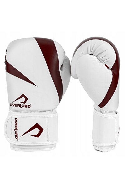 OVERLORD Mănuși de box Riven alb-roșu 10 oz
