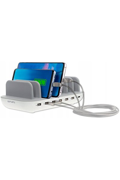 NO BRAND Încărcător de rețea 60 W 4smarts USB-C/USB-A, alb