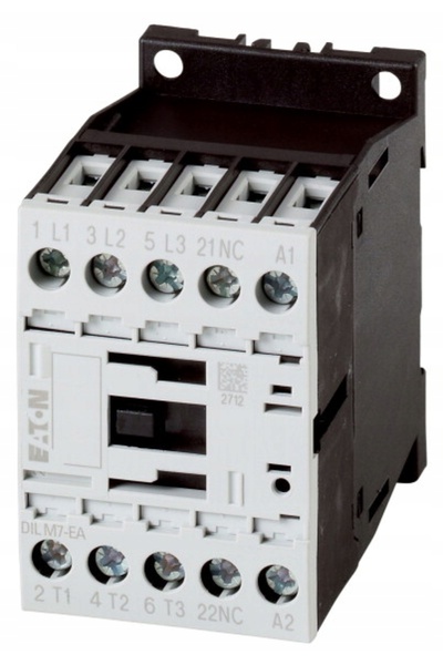 Eaton Contactor DILM 7-01 - EA (3kW, bobină 230V AC, 1NC)