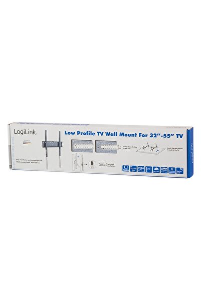 LogiLink Suport de perete pentru televizor cu ecran plat de 32-55 inch VESA 4...