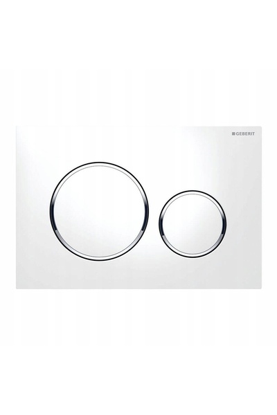 Geberit Buton de spălare Sigma20 alb-cromat