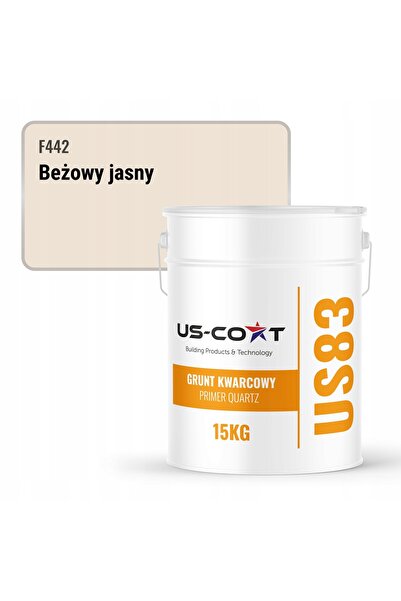 NO BRAND Mortar siliconic QUARTZ GRUNT ELEWACY, bej deschis F442, 15KG, Produ...