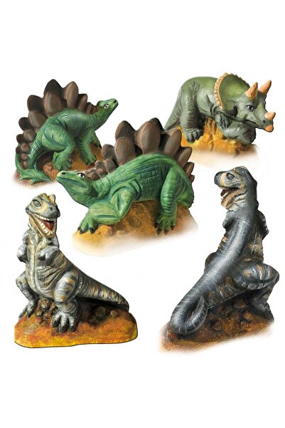 SES Creative SES Figurine din gips cu dinozauri colorați 01406