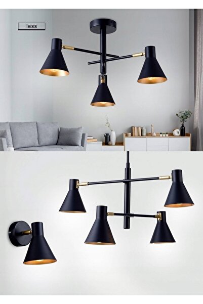 NO BRAND KINKYET LAMPA CANDELLUX LESS 21-70968 NEGRU