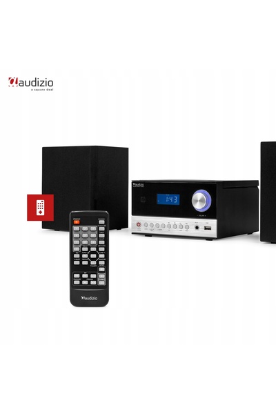NO BRAND Turn stereo HiFi cu Bluetooth, CD, MP3, radio FM, USB și telecomandă