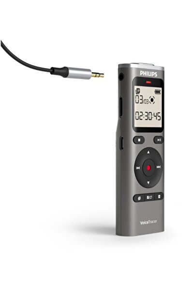 Philips DVT1170 dictafon cu 8GB memorie, cu USB-C și slot pentru card de memorie