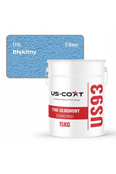 NO BRAND TYNK SILICON ELEWACYJNY ALBASTRU DESCHIS F116 15KG BARANEK GRANULAȚI...