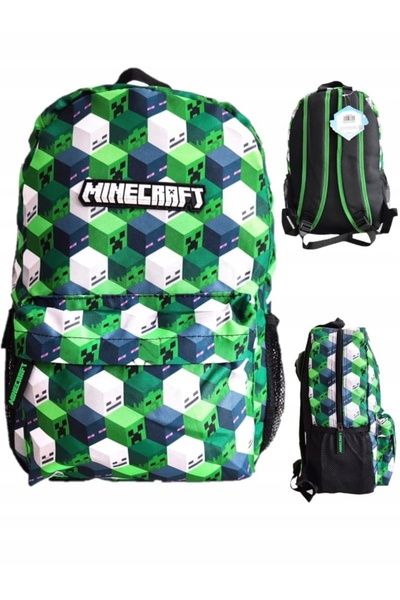 NO BRAND MINECRAFT Rucsac școlar pentru băiat 8082
