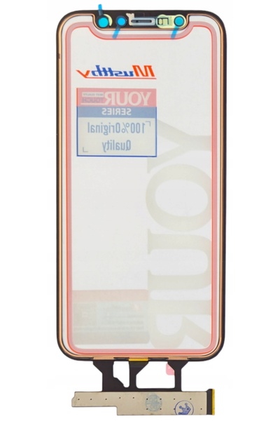 NO BRAND Ecran tactil din sticlă cu adeziv OCA pentru Apple iPhone 12 Mini fă...